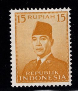 Republic of Indonesia Scott 396 MH*  President Sukarno stamp