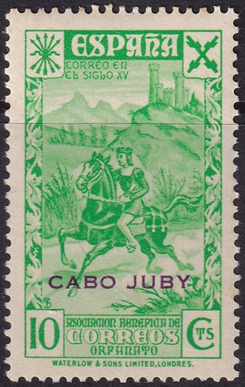 Cape Juby 1938 beneficencia Ed 2 MNH**