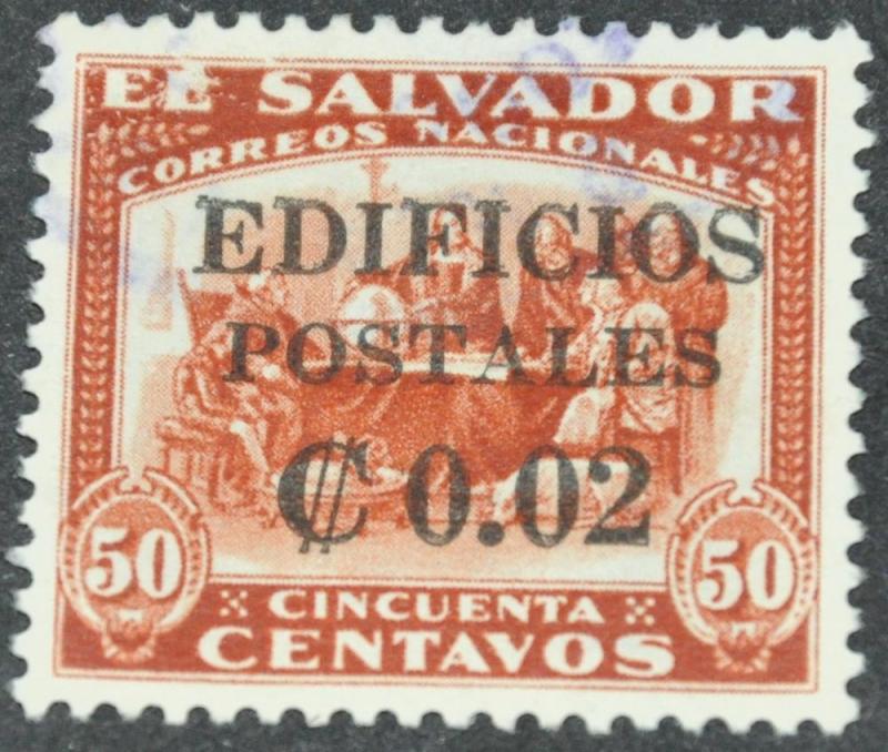 DYNAMITE Stamps: El Salvador Scott #RA4  USED
