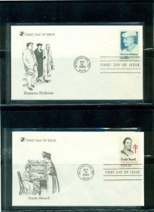 1980-81 five unaddressed Readers Digest cachet FDC