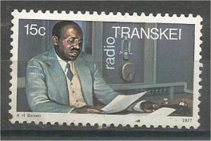 TRANSKEI, 1977, MNH 15c, Radio.Scott 37