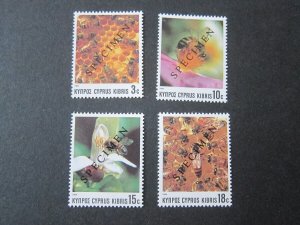 Cyprus 1989 Sc 729-32 Specimen set MNH