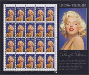 2967 Marilyn Monroe Sheet MNH