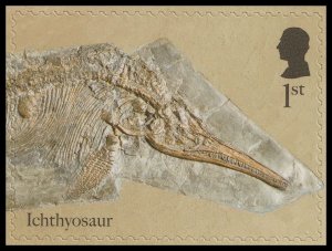 GB 5146b The Age of the Dinosaurs Ichthyosaurus 1st single MNH 2024