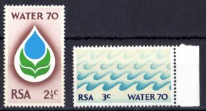 South Africa 1970 Sc#359/360 WATER 70 CAMPAIGN Set (2) MNH