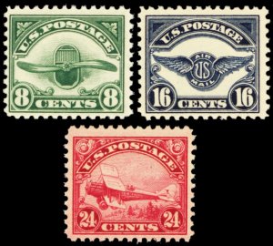 C4-6, Mint F-VF NH Three Airmail Stamps * Stuart Katz