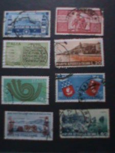 ​ITALIA- VERY OLD BEAUTIFUL VIEWS OF ITALY- USED STAMPS WE SHIP TO WORLD WIDE