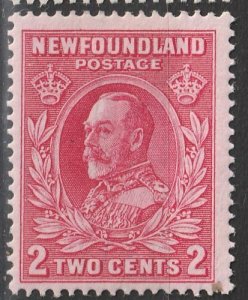 Newfoundland #185  Mint OG Hinged VF (~1604)