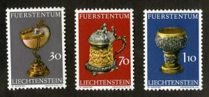 LIECHTENSTEIN 530-532 MNH  BIN $1.00