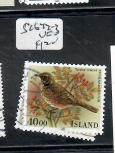 ICELAND BIRDS   SC 642-643         VFU        P0919H