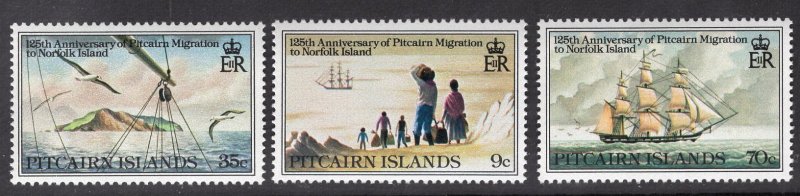 PITCAIRN ISLANDS SCOTT 203-205