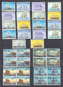 BRITISH COLONIAL BERMUDA 2 STOCK PAGES COLLECTION LOT OG NH U/M VF