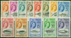 Tristan da Cunha 1961 Set of 13 SG42-54 Fine LMM