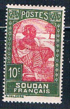 Sudan French 66 MLH Sudanese Woman 1931 (S0848)