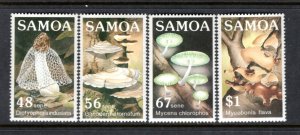 SAMOA 645-8 MNH VF Fungi  Complete set