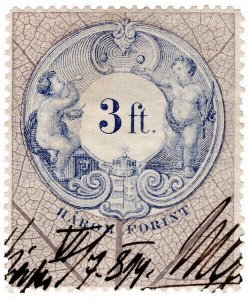 (I.B) Hungary Revenue : Duty Stamp 3ft