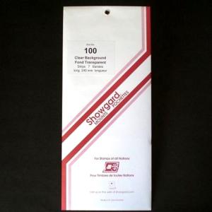 Showgard Stamp Mount Size 100/240 mm - CLEAR - Pack of 7 (100x240  100 mm) STRIP