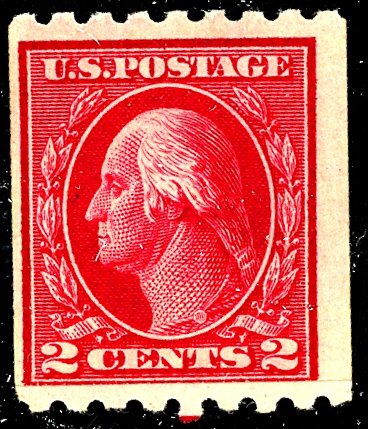 U.S. #411 MINT OG NH PASTE UP PERF