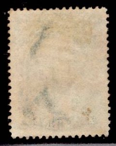 US Stamp #32 10c WashingtonUSED w/ + $35 Red Cancel SSCV $225. 4 Margins!!