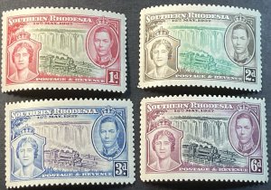 SOUTHERN RHODESIA # 38-41-MINT/HINGED---COMPLETE SET---1937