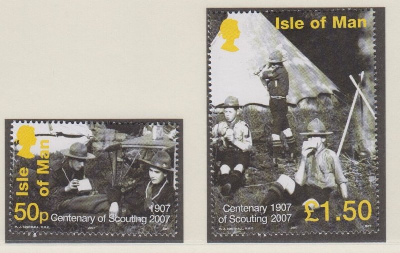 Isle of Man 2007 - Scouting - set 2 - U/Mint