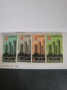 Stamps Kuwait Scott 427-30 never hinged