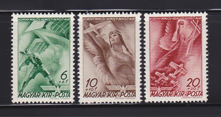Hungary B110-B112 Set MNH Aviation
