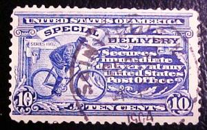 US  E6a 10c Special Delivery Used 4-Margins!!!