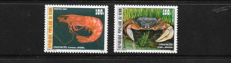 MARINE LIFE - Benin #643-644