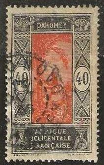 Dahomey 62, used. 1913. (D288)