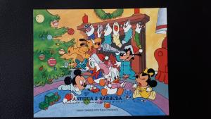 Disney - Antigua & Barbuda  - Christmas 1986. ** MNH Block/2