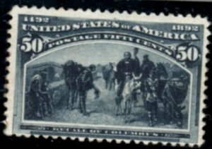 US Stamp #240 Mint - Columbian Exposition - Recall of Columbus