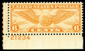 MOMEN: US STAMPS #C19 MINT OG NH PSE GRADED CERT XF-SUP 95