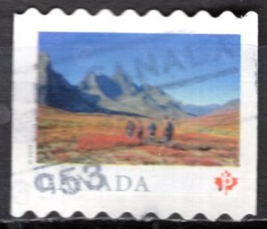 Canada; 2019: Sc. # 3144: Used, Perf. 8 Coil Single Stamp