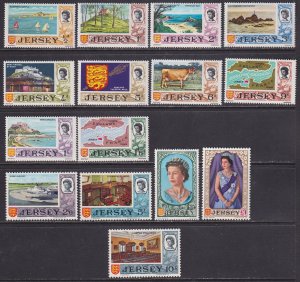 Jersey (1969) #7-21 MH. Complete set