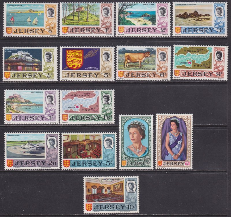 Jersey (1969) #7-21 MH. Complete set