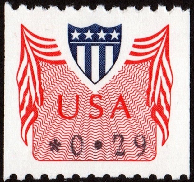 CVP31 29¢ Computer Vended Coil: Dull Gum (1992) MNH