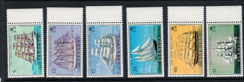 Bermuda 337-342 MNH CV $10.20