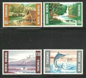 Album Treasures Kenya Uganda Tanganyika Scott # 160-3 Tourist Publicity MNH