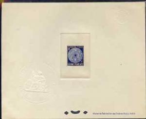 French Guiana 1947 Postage Due 1f ultramarine Epreuves de...