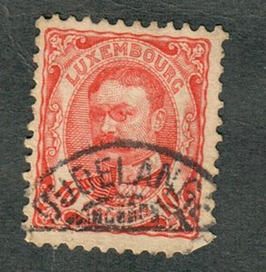 Luxembourg #82  used single