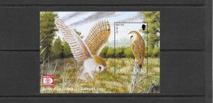 BIRDS - JERSEY #1003a  BARN OWL-HAFNIA   MNH