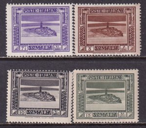 Somalia 1934 Sc 138a-141a Lighthouse at Cape Guardafui Stamp MH
