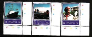 Bermuda-Sc#664-6- id9-unused NH set-QEII-Royal Visit-1994-