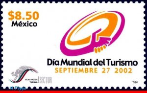 2293 MEXICO 2002 WORLD TOURISM DAY, MI# 3001, MNH