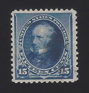 US #227 1890-93 Indigo Perf 12 Used VF SCV $27.50