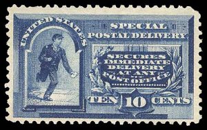 U.S. SPECIAL DELIVERY E2  Mint (ID # 90060)