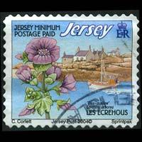 JERSEY 2003 - Scott# 1092a Flowers Set of 1 Used