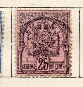 Tunisia 1888 Early Issue Fine Used 25c. NW-218834