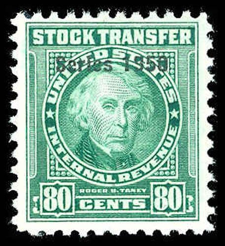 U.S. REV. DATED GREENS RD322  Mint (ID # 82646)